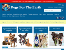 Tablet Screenshot of dogsfortheearth.com